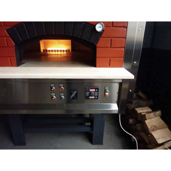 Commercial Dual Fuel WoodGas Pizza Oven MIX120R Professional Pizza